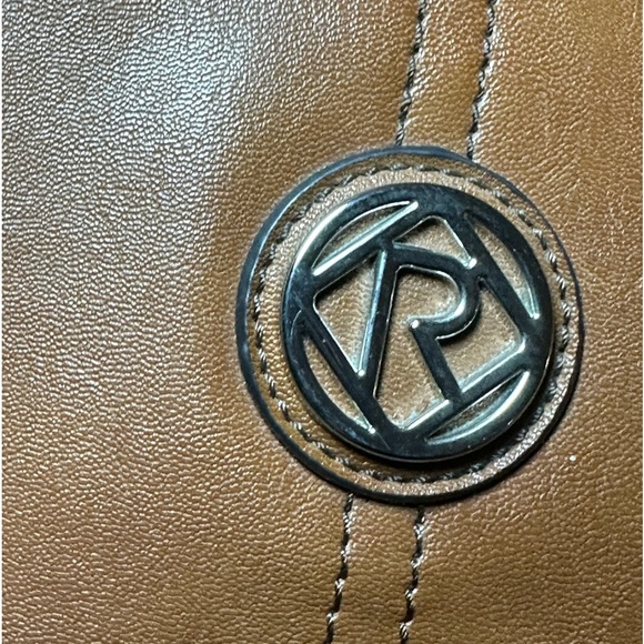 Relic by Fossil Brown Vegan Leather Satchel EUC - 2 Side Slip Pockets - Picture 4 of 13